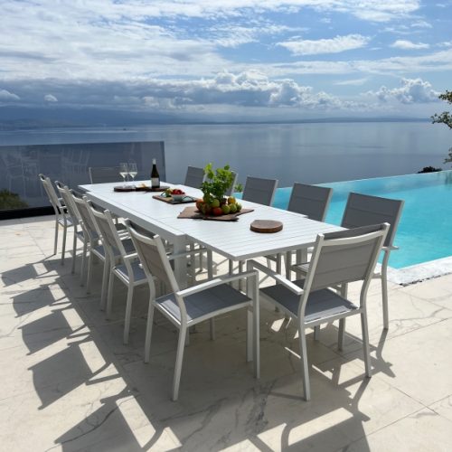 Aluminijski vrtni blagovaonski set Malaga