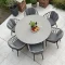 Vrtni blagovaonski set od 7 elemenata (Stirling TRESPA antracit stol + Nice stolice)