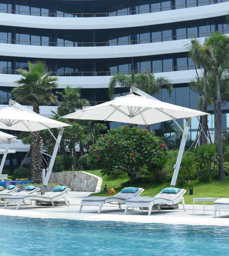 Milano suncobran bijela boja Milano suncobran bijela boja